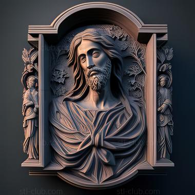 3D model st jesus (STL)